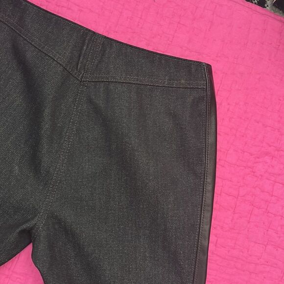 Dkny pants with genuine leather details, US6 - Picture 6 of 7